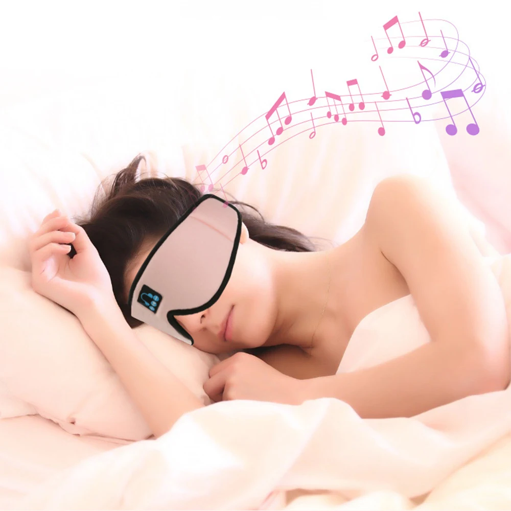

3D Wireless Bluetooth Music Sleeping Mask Deep Sleep Aid Eye Bandage Shade Breathable Eye Patch Relax Anti-Insomnia Sleep Mask