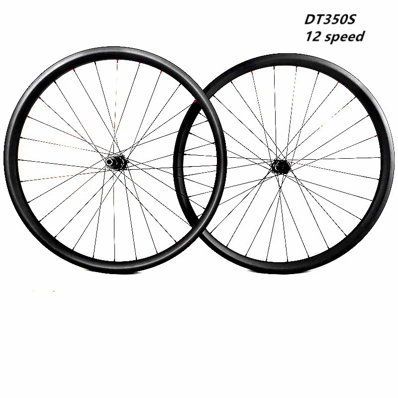 

29er disc mtb wheels 40x30mm Asymmetry tubeless bicycle wheelset DT350 110x15 148x12 boost 12 speed carbon mtb wheels