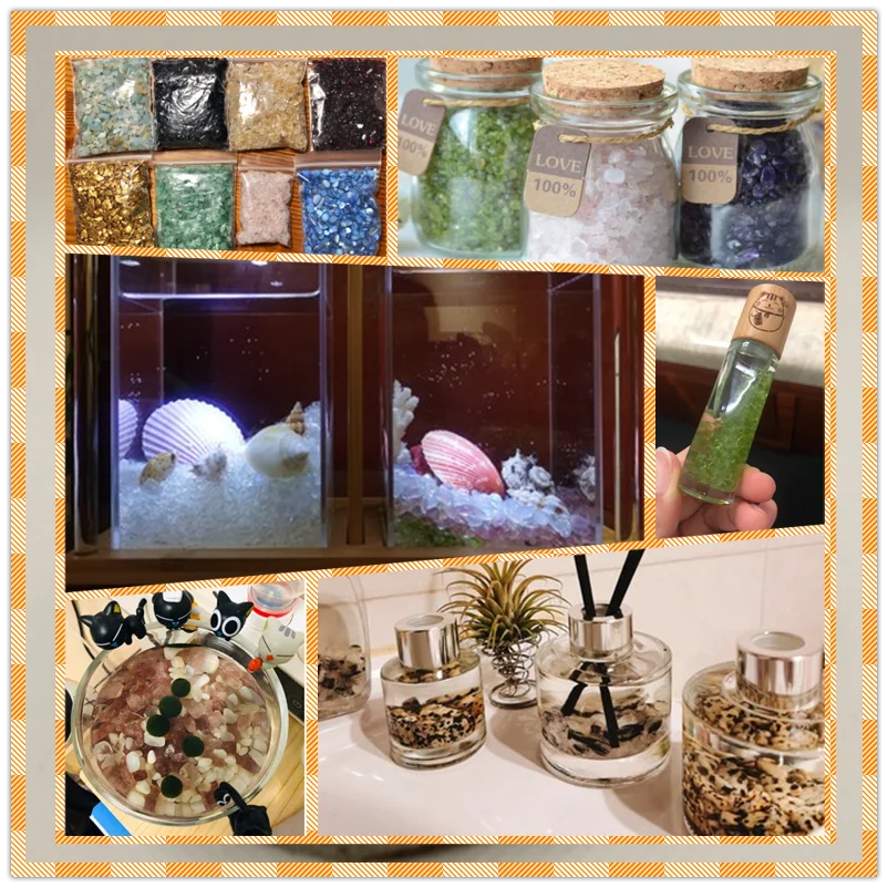 Натуральный розовый кристаллический кварц косметическая пудра чипы гравий