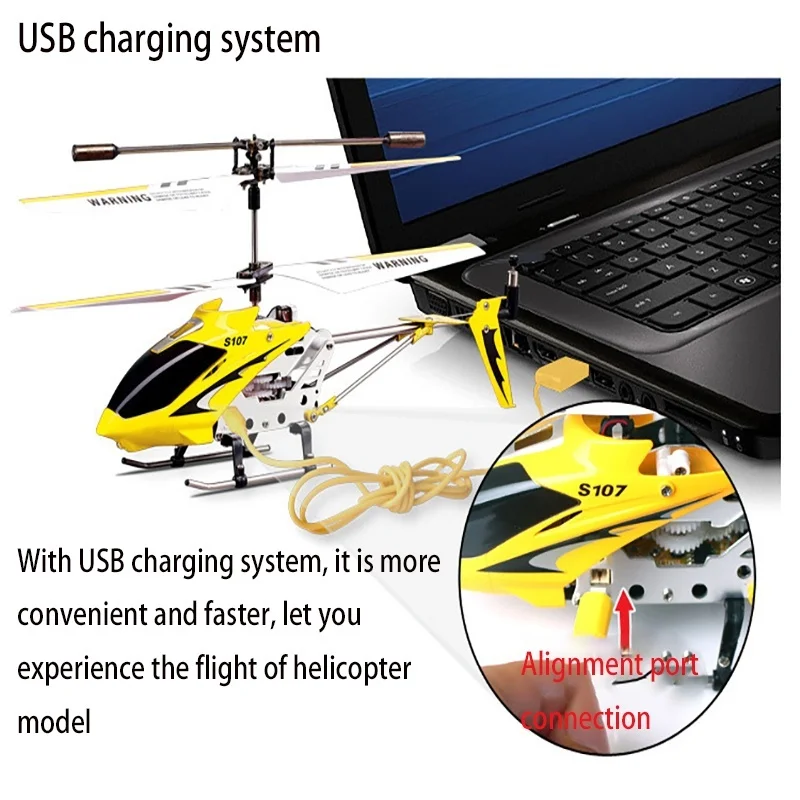 Вертолет SYMA RC S107H с функцией Hover 3.5CH вертолеты подарок летающие