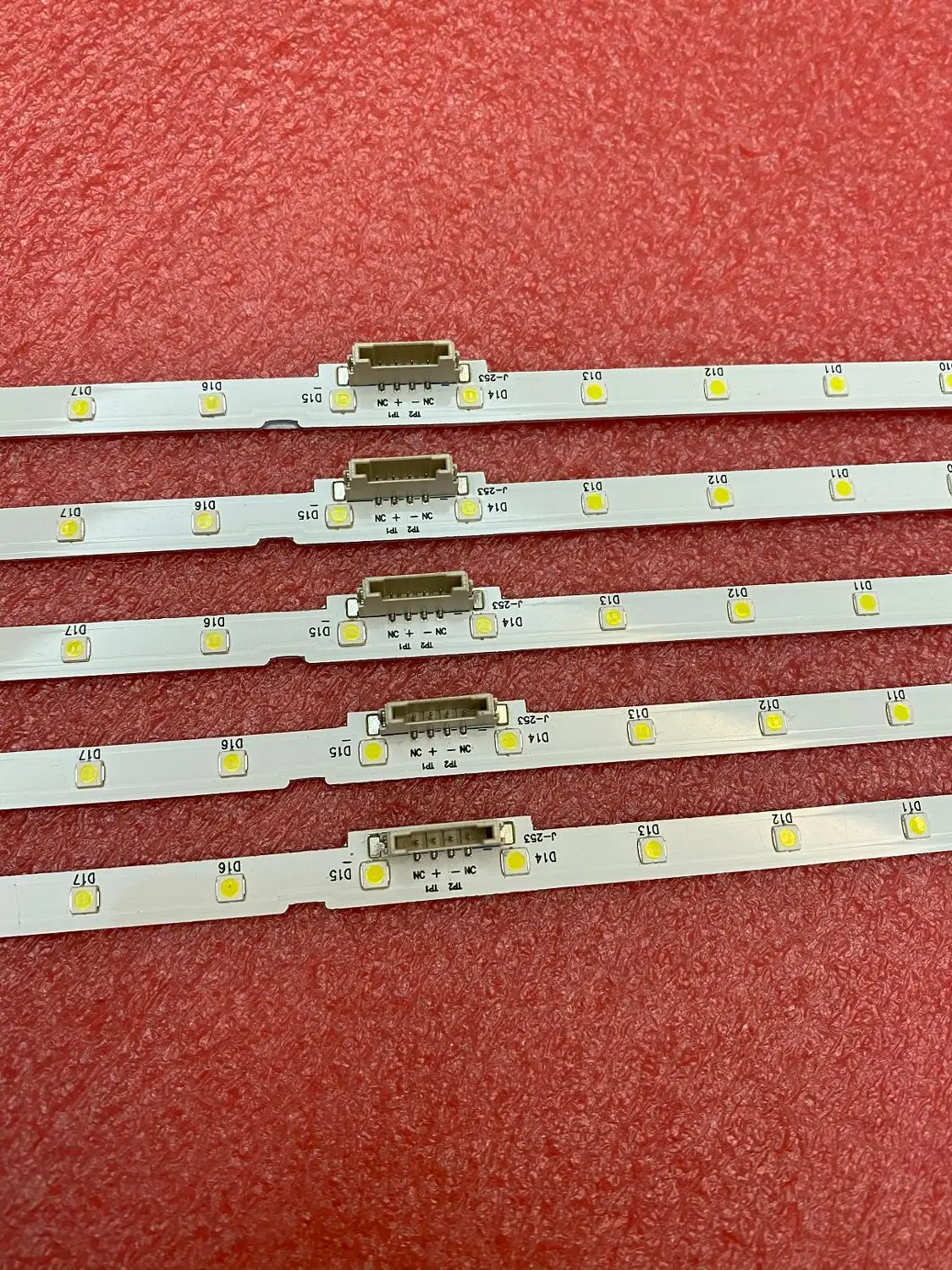 10 шт./лот Светодиодная лента для подсветки Samsung UN43NU7100 UE43NU7100U AOT_43_NU7100F UE43NU7120U UE43NU7170U