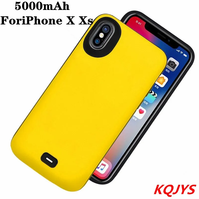 Внешний 5000 мАч портативный чехол для зарядного устройства для iPhone X Xs power Bank чехол power Bank для iPhone Xs чехол для аккумулятора