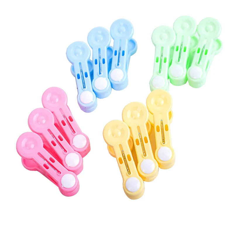 

Зажимы Пластиковые Непродуваемые, 3,5 см, 12 шт.