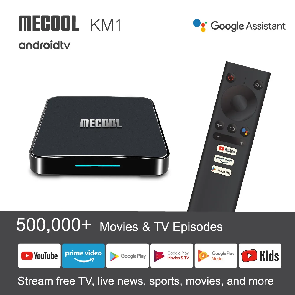ТВ-приставка Mecool Android Amlogic S905X3 KM1 4-64 Гб | Электроника