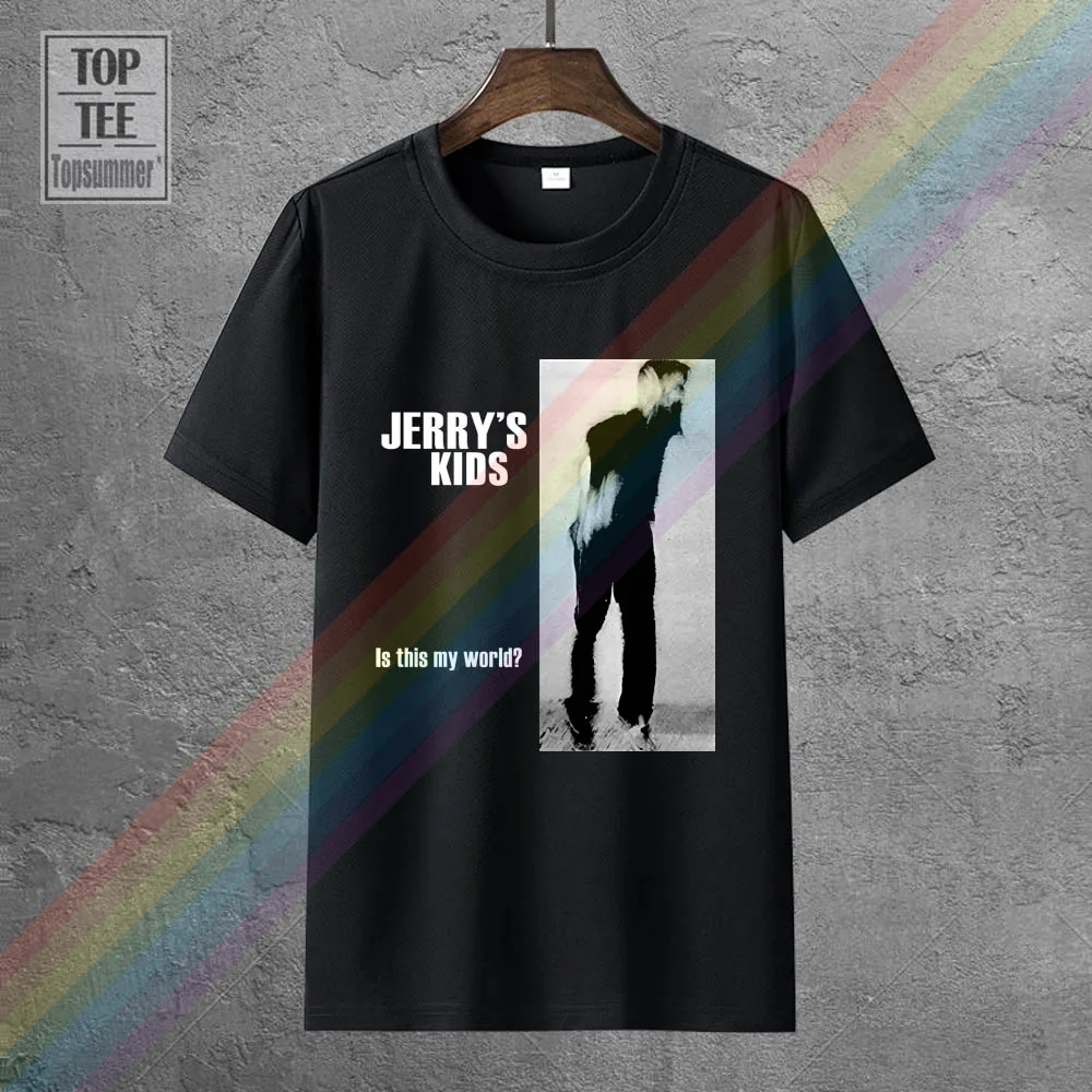 

Jerry S Kids Is This My World 1983 Album Cover Inspired Black T Shirt