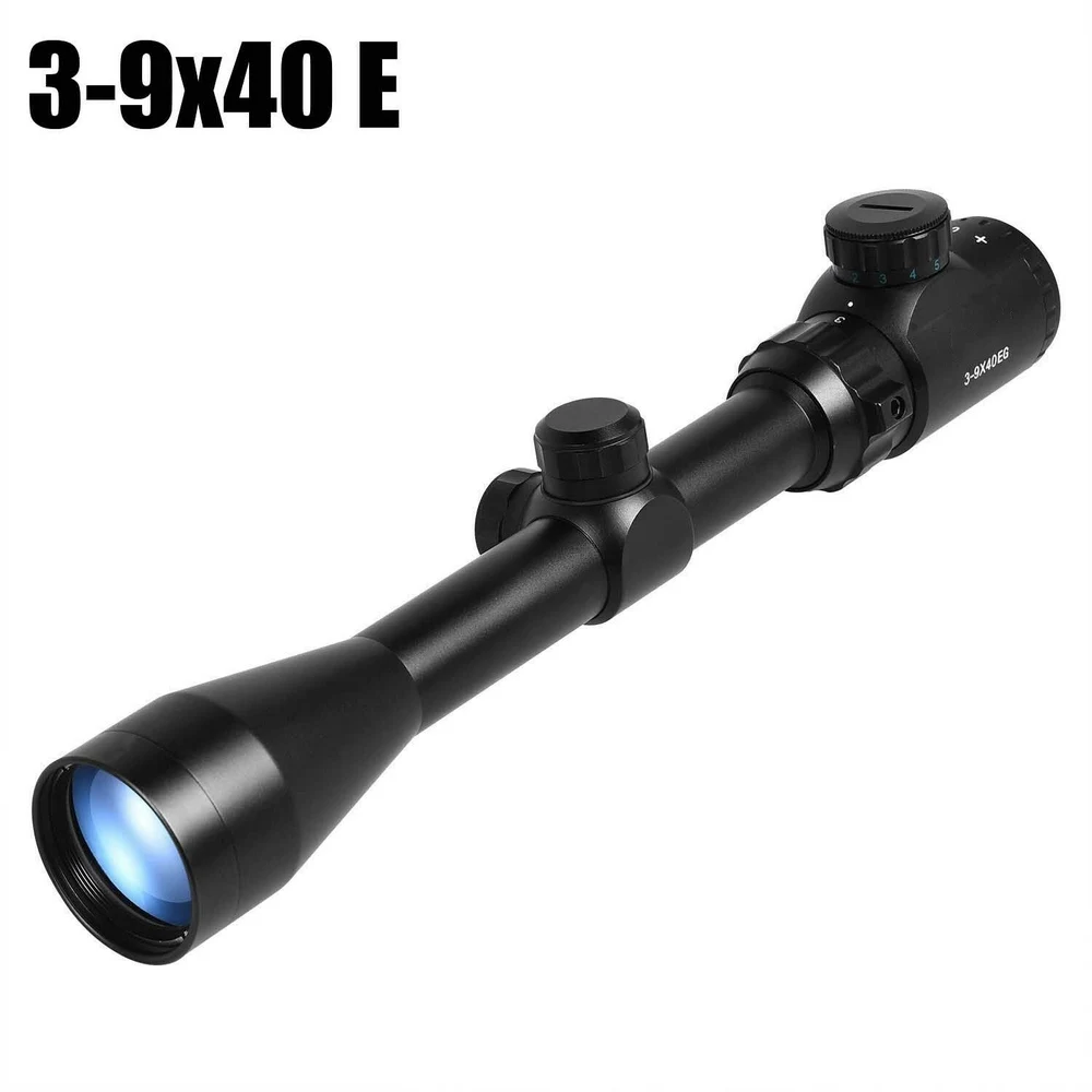 3-9x40 EG прицел для винтовки с перекрестным зрением дальномер 3-9x зеленый красный