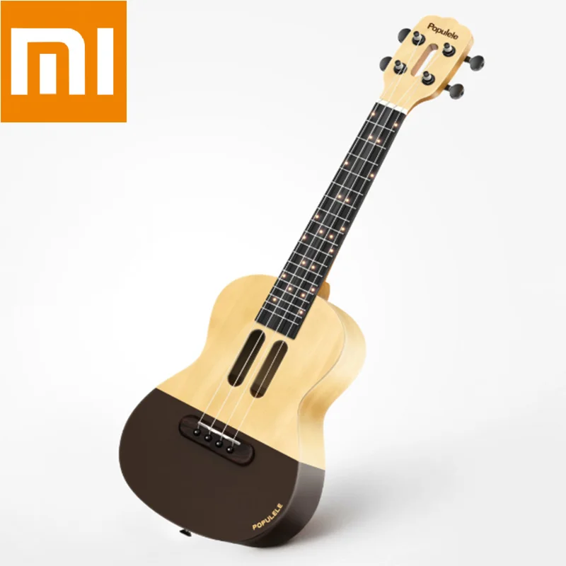Смарт укулеле Xiaomi mijia Populele U1 4 струны 23 дюйма электрическая Guita светодиодная Bluetooth