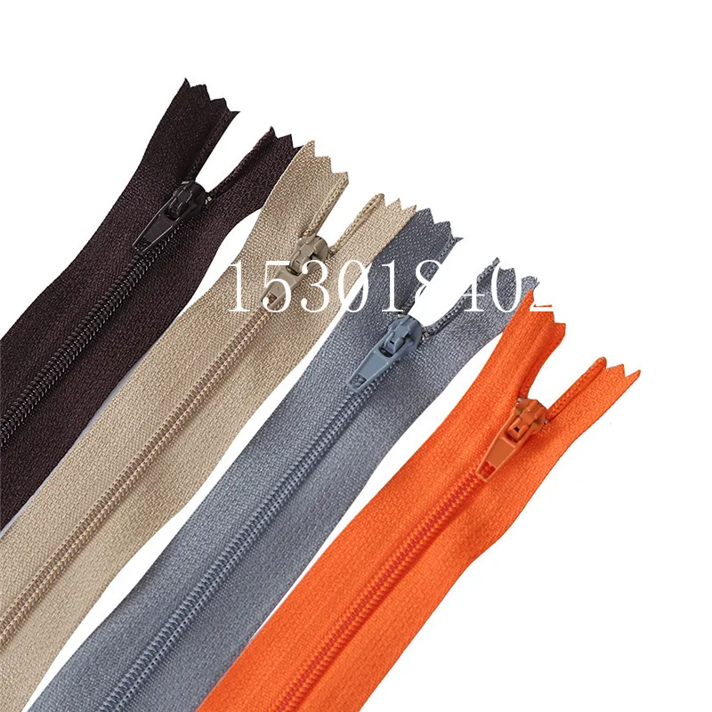 50/100pcs 3 дюйма-12 дюймов (7 5 см-30 см) нейлоновые застежки-молнии катушки для по