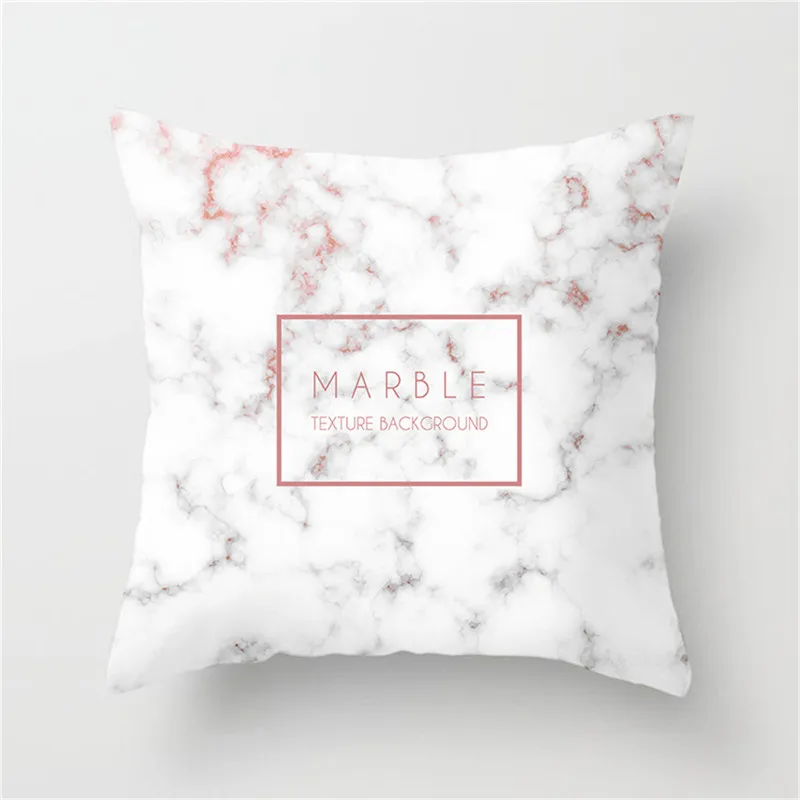 

Fuwatacchi Geometric Cushion Cover Marble Heart Gold Patchwork Pillow Cover for Home Sofa Decorative Cute Rabbit Pillowcases