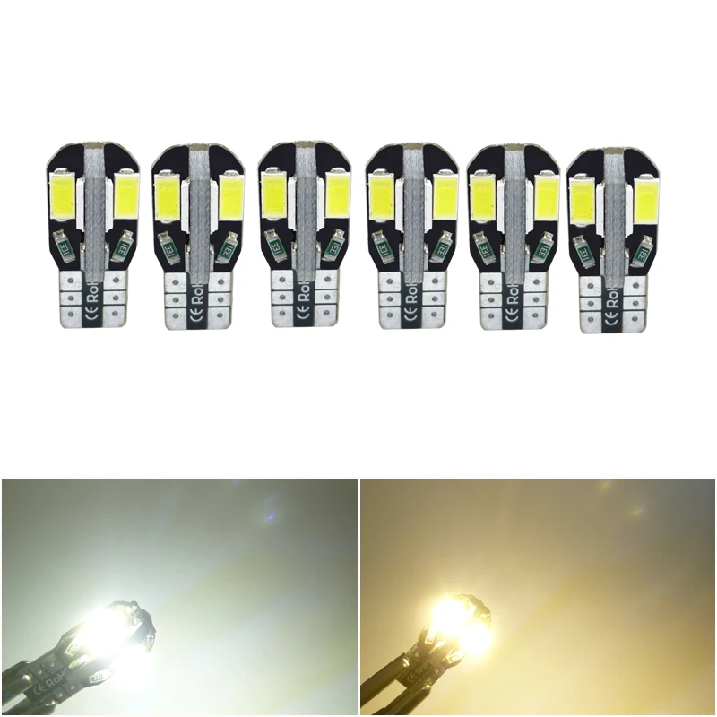 

6x W5W T10 LED Canbus Bulb 194 Led For Suzuki Grand Vitara Swift SX4 Gsr 600 750 Citroen C5 C3 C4 Picasso Car Interior Lights
