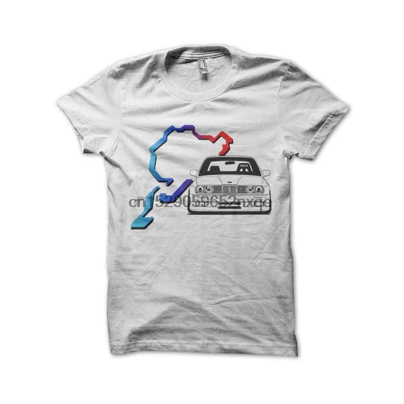 Мужская футболка e30 белая nurburgring футболки для женщин и мужчин|Мужские футболки| |