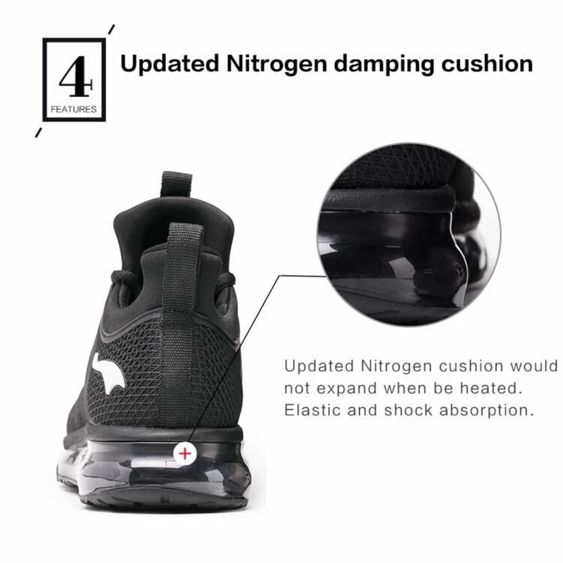 ONEMIX High Top Running Shoes For Men Shock Absorption Sport Height Increased Air Cushion Sneakers Outdoor Walking Jogging Shoes