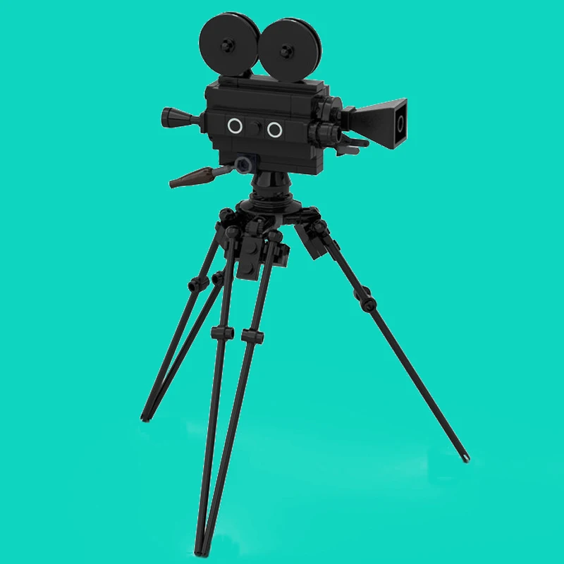 

Конструктор Spot MOC-21947, старомодный, с камерой, для ноутбука, чемодана, телефона, фотоаппарата, стула, блоки, коллекция игрушек «сделай сам»