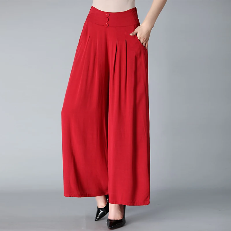 Big Size 4XL Linen Summer Capri New Casual Women Shorts Skirts High Waist Wide Leg Pleated Flex Fit Women Soft Skirt Feminina