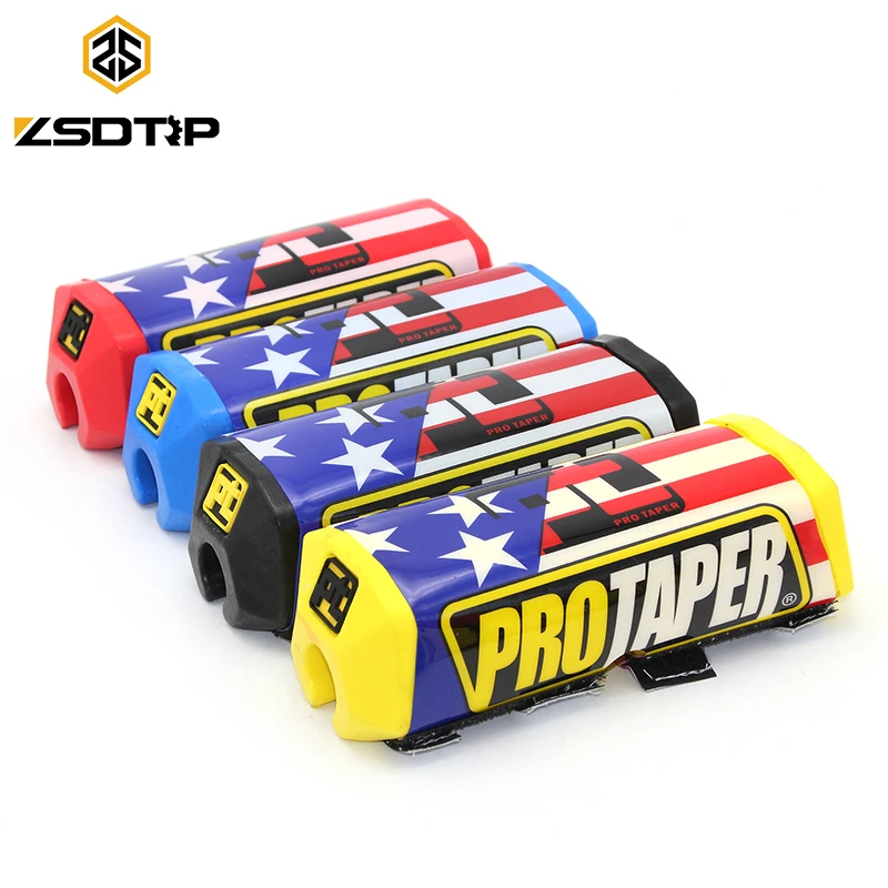 

ZSDTRP Pro-taper Motorcycle Handbar For fit 1-1/8 Chest Protector Stars and Stripes Universal Motorbike ATV Motocross Off-road