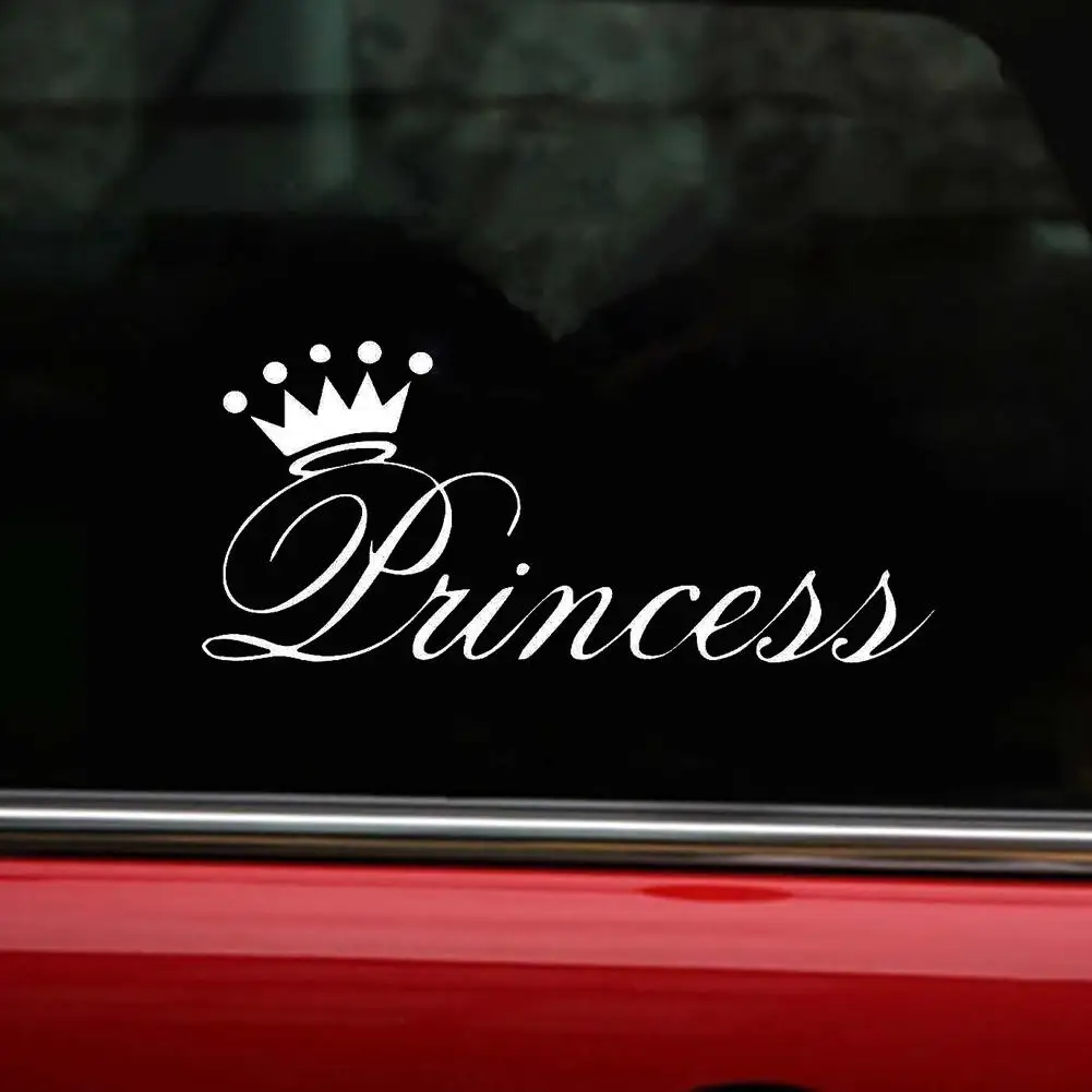 Стильные наклейки на автомобиль стильная Принцесса Корона кузов автомобиля окна