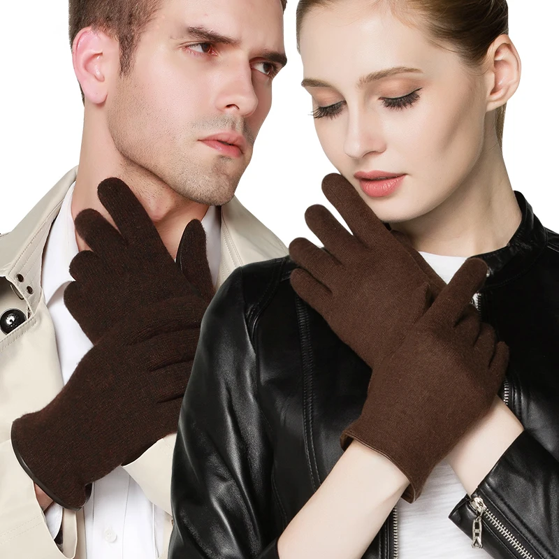 Перчатки женские зимние из натуральной овечьей кожи с бархатной подкладкой