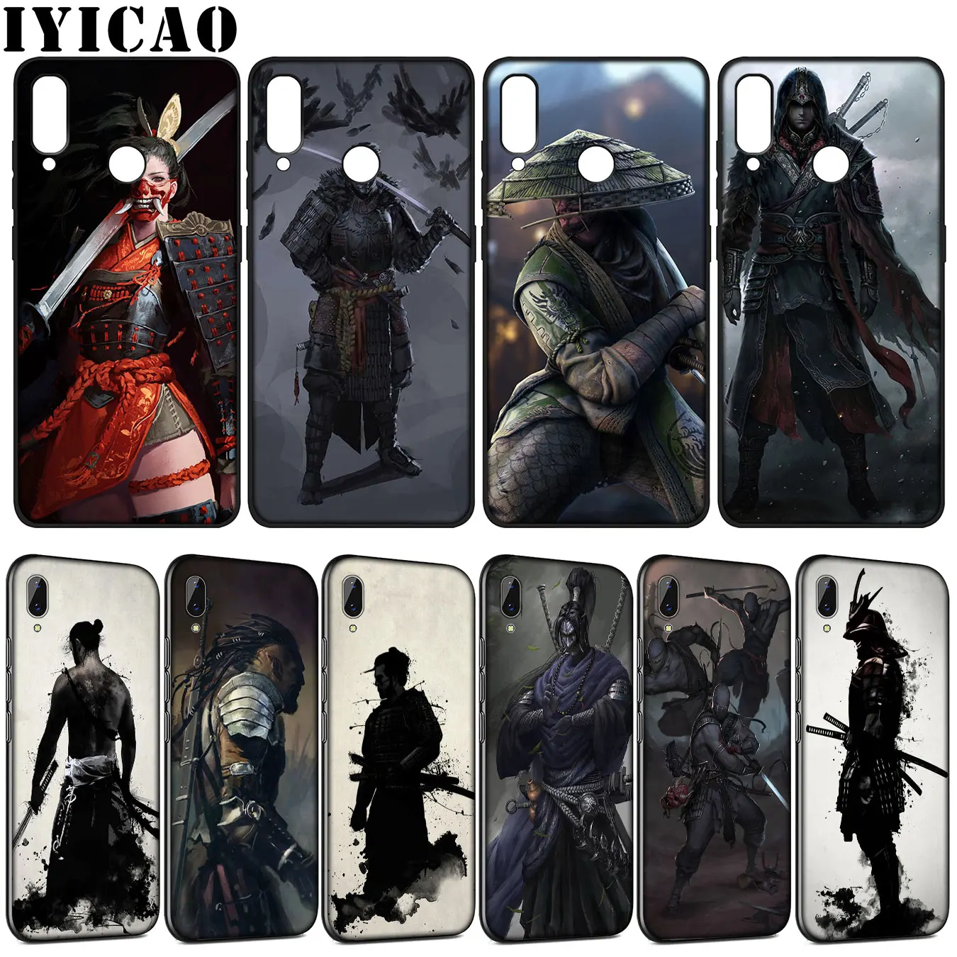 Мягкий силиконовый чехол Samurai Warrior Japan soldier для Huawei Y9 Y7 Y6 Prime 2019 Honor 20 10 9 9X 8C 8X 8 Lite 7C 7X 7A