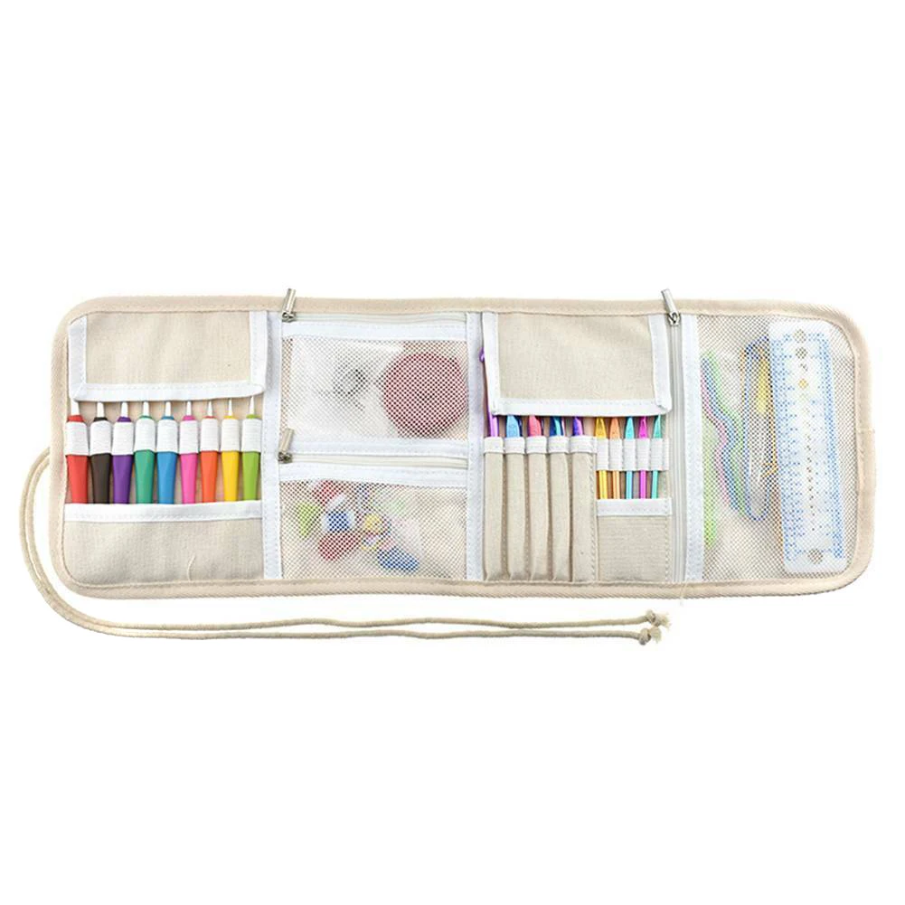 Сова вязальный крючок Чехол держатель иглы для хранения Организатор мешок крена