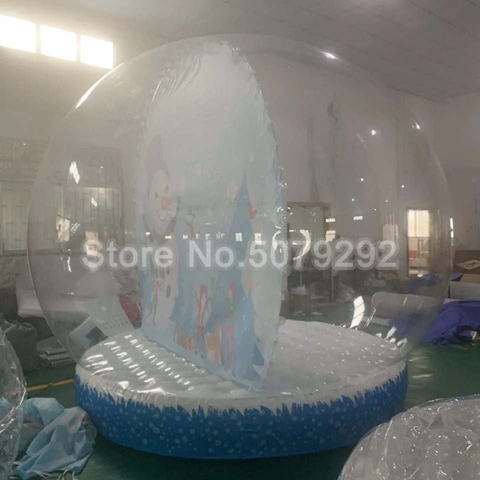 Рождественские надувные снежные глобусы для мероприятий шоу шары магазина