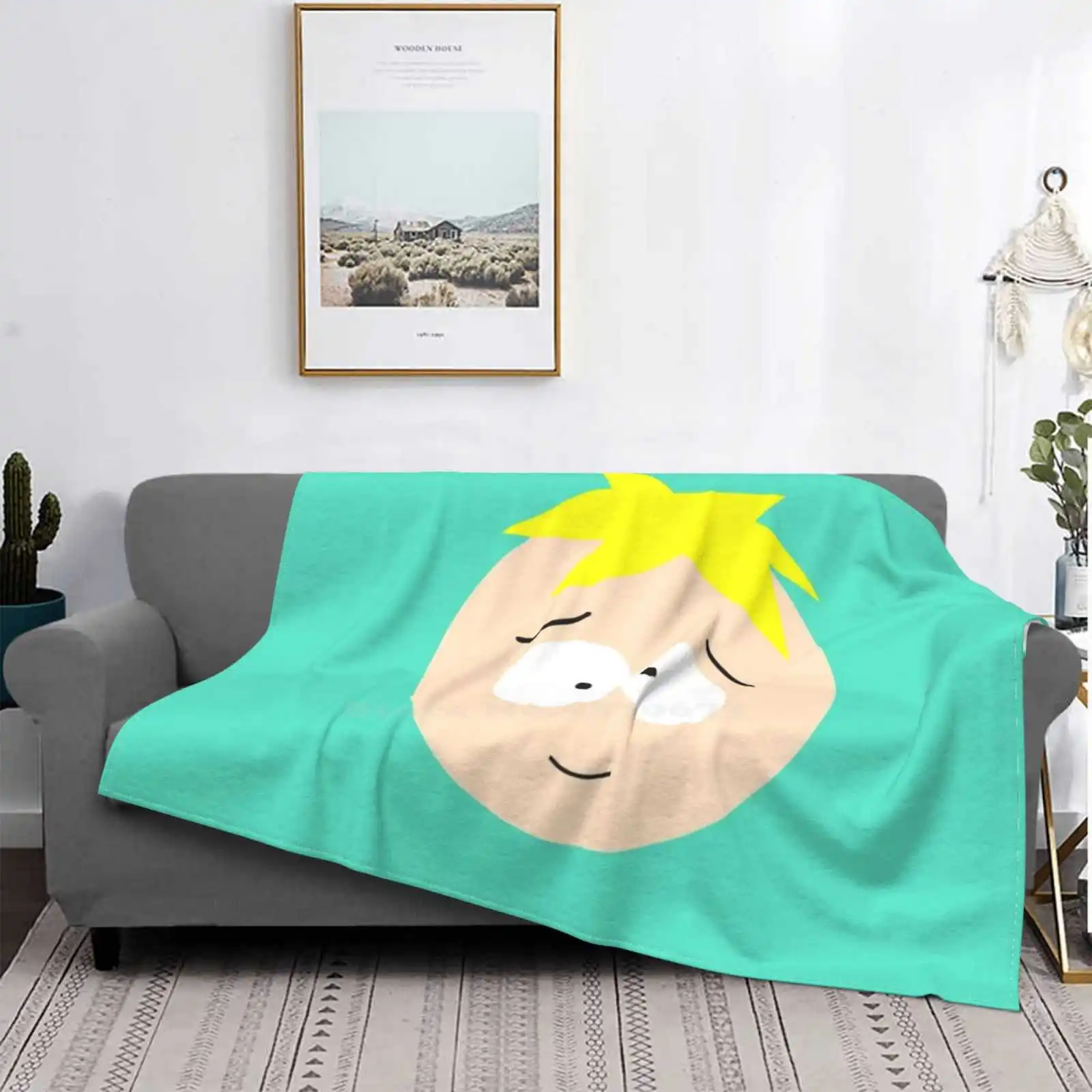 

Leopold-Manta de franela caplida para ocio, ropa de moda, Butters, Stotch, newest DAD