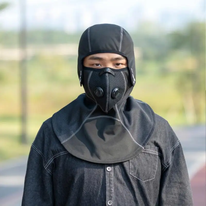 Новая зимняя теплая маска на все лицо ветрозащитная дышащая Спортивная флисовая