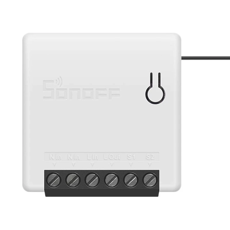 

Mini Smart Switch DIY Small Two Way Remote Control WIFI Switch Control By Ewelink APP Work for Alexa Google Home