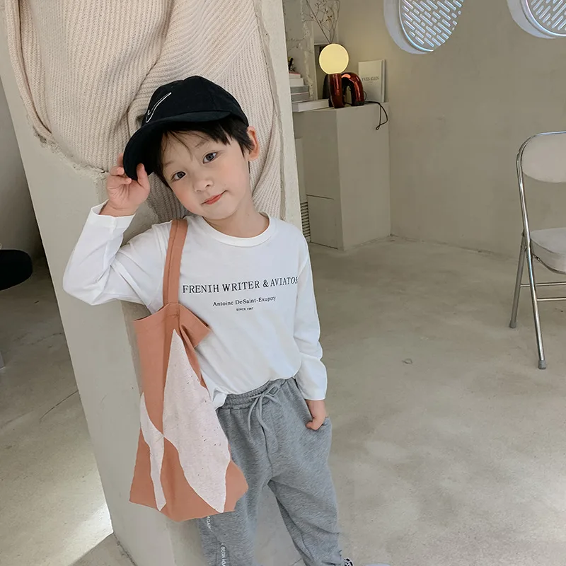 

Spring Autumn T-shirt Baby Boys Kids Top Toddler Outwear Children's Clothing Teenage Costume Cotton Sport High Quality