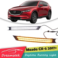 drl for mazda cx 5 cx5 2017 2018 2019 2020 2021 led daytime running light fog lamp with turn signal