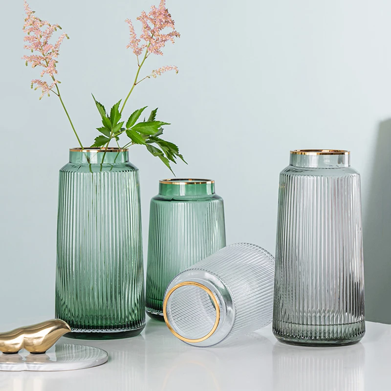 

Home Decoration Glass Vase Hydroponics Miniature Model Office Decoration Vases Artware Flower Arrangement Housewarming Gifts