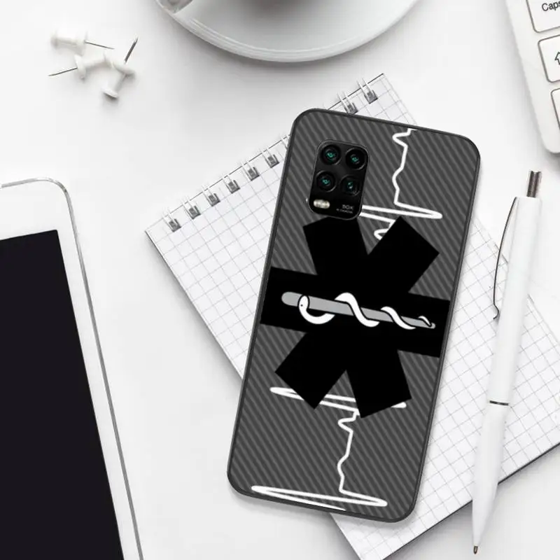 

EMT EMS Medical Rescue For Black Soft Phone Cases For Xiaomi 8 9 Se 10 10pro Note 2 3 10 MIX2 S MAX2 3 F1 5X