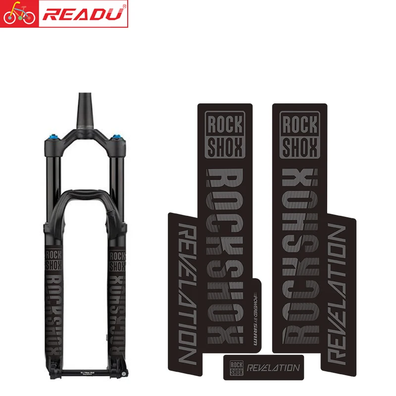 ROCKSHOX REVELATION Mountain Bike Front Fork Sticker MTB Fork Decal Bicycle Accessories