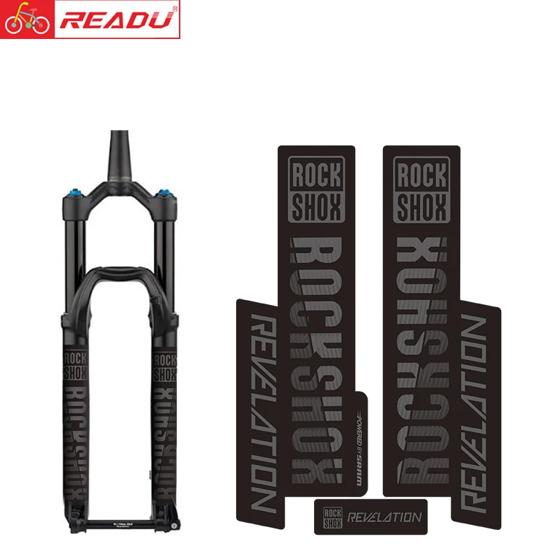 Наклейка на переднюю вилку горного велосипеда ROCKSHOX Discovery, Аксессуары для велосипеда - изображение
