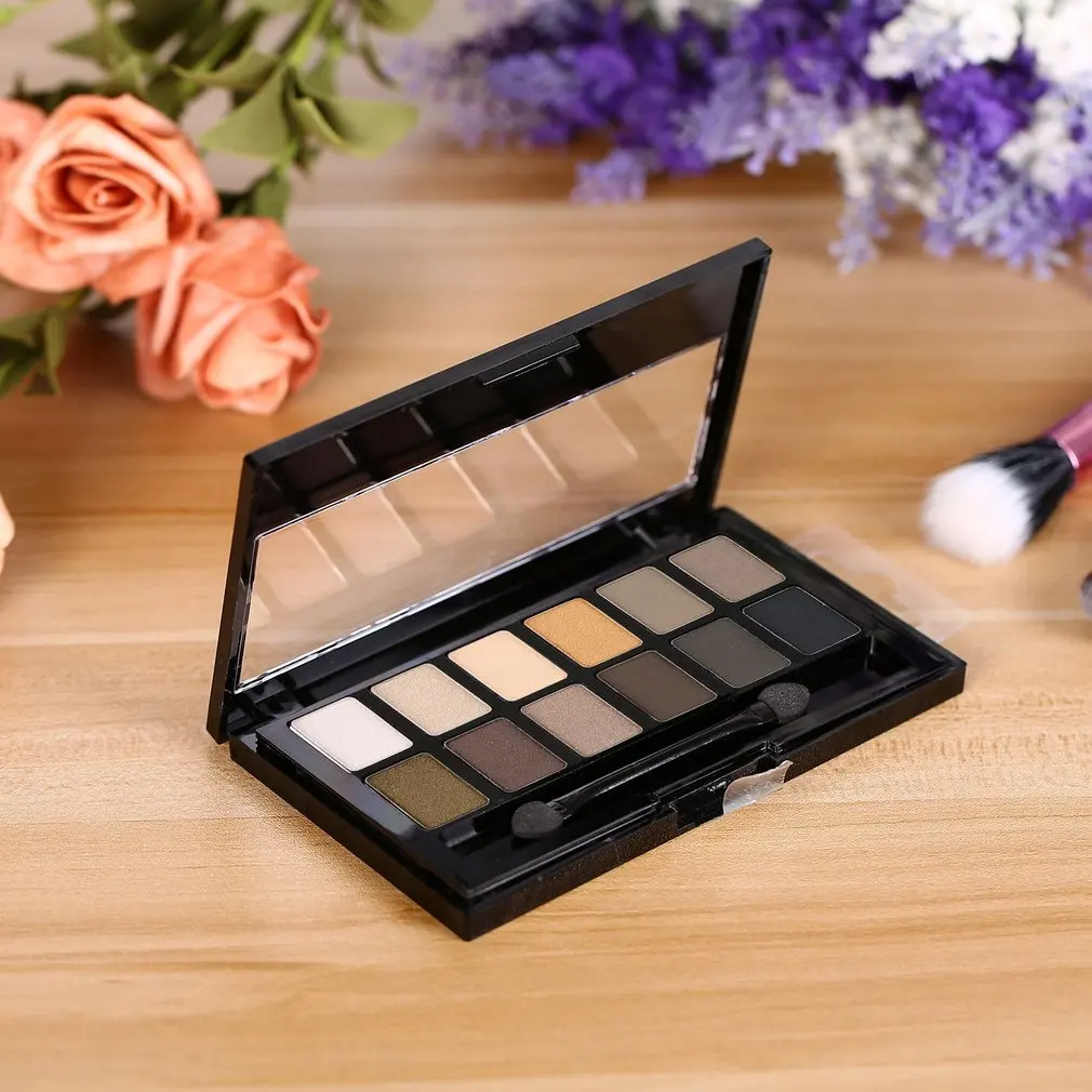 Набор матовых теней для век 12 цветов профессиональный набор косметических век| |