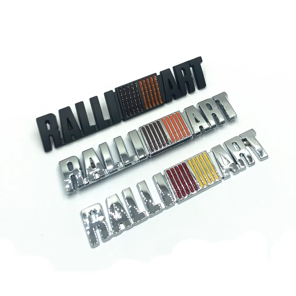 1 шт. RALLIART ралли АРТ передний значок автомобиля подходит для MITSUBISHI Racing решетка