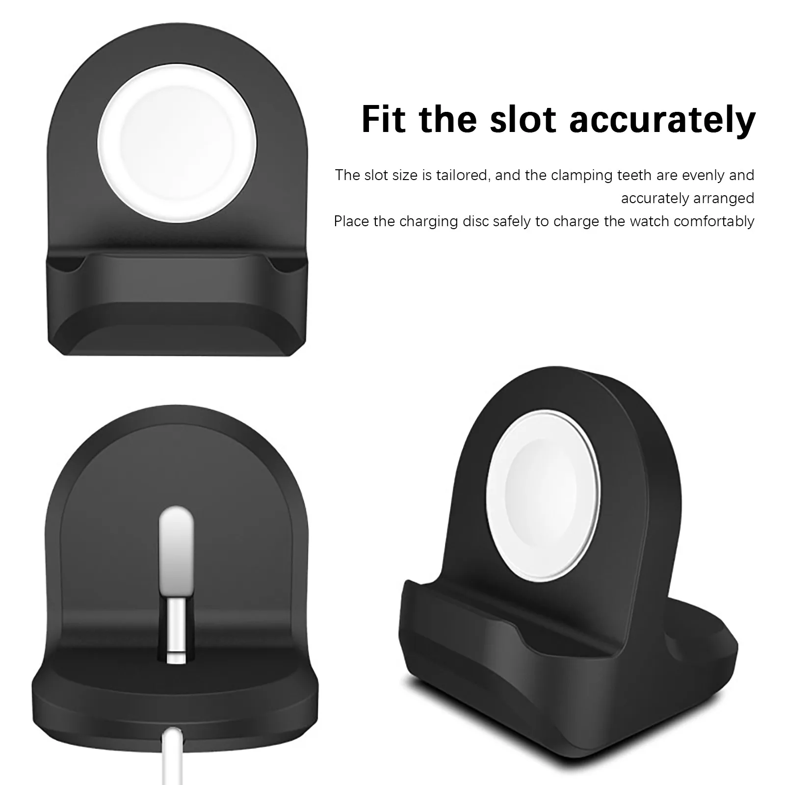 

Portable Universal Silicone Holder For Huawei GT2 Pro For Iphone 12 Smart Watch