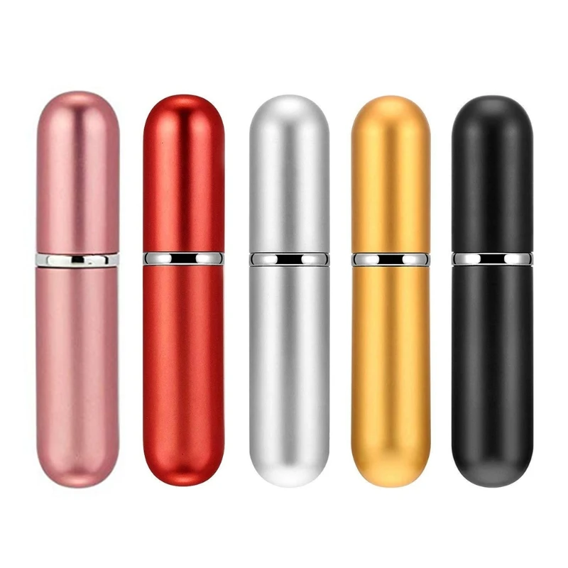 

5 Pack Mini 6ml Atomizer Bottle Refillable Perfume Pump Case Portable Perfume Spray Refill Pump Bottles for Traveling and Outgoi