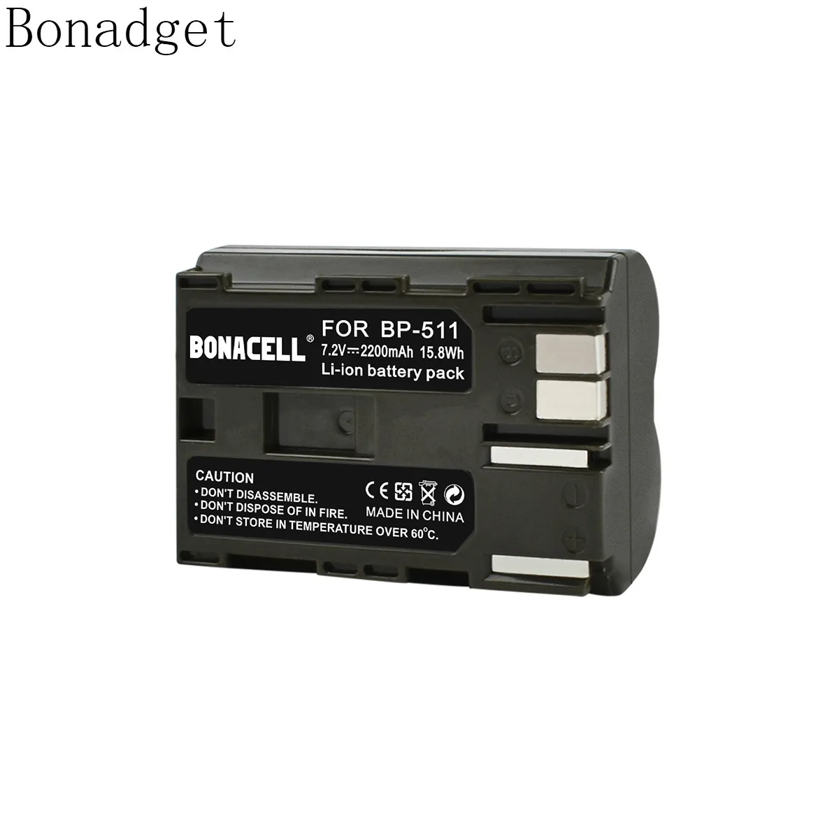 Bonadget 2200 мА/ч литий-ионный аккумулятор BP-511 BP-511A BP 511A BP511 Замена для цифровой