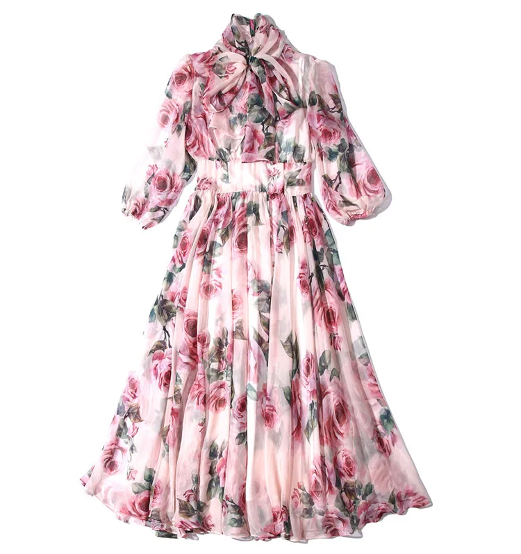 Женское винтажное шифоновое платье вечерние дельное элегантное праздничное