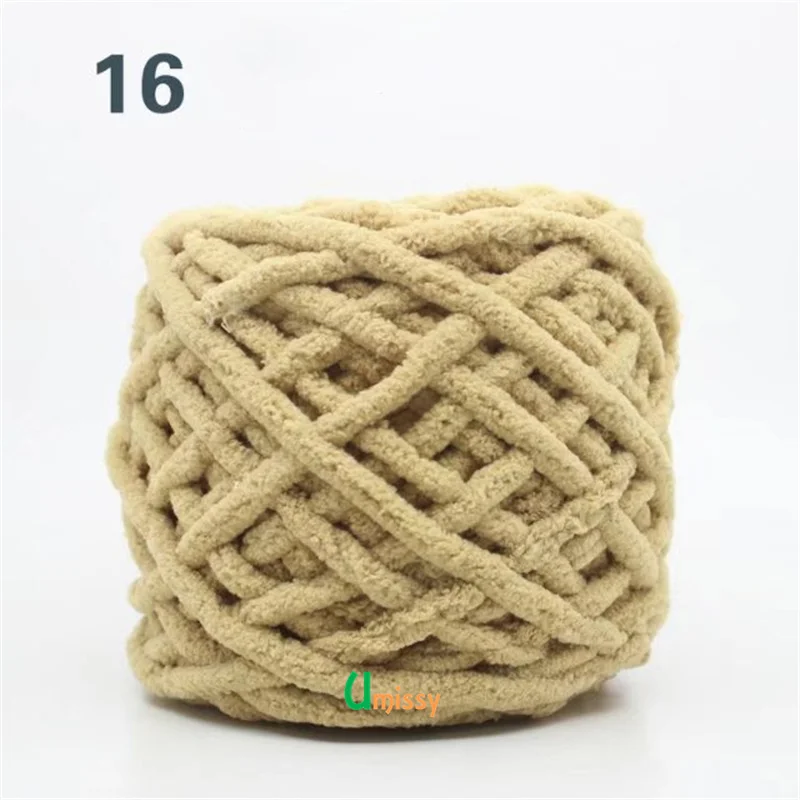 16pcs 16 16 шт., супер толстая пряжа для вязания крючком, Детская шерстяная пряжа, мягкая теплая шерстяная пряжа для вязания, шарф, свитер, одеяло - Цвет: 16pcs 16