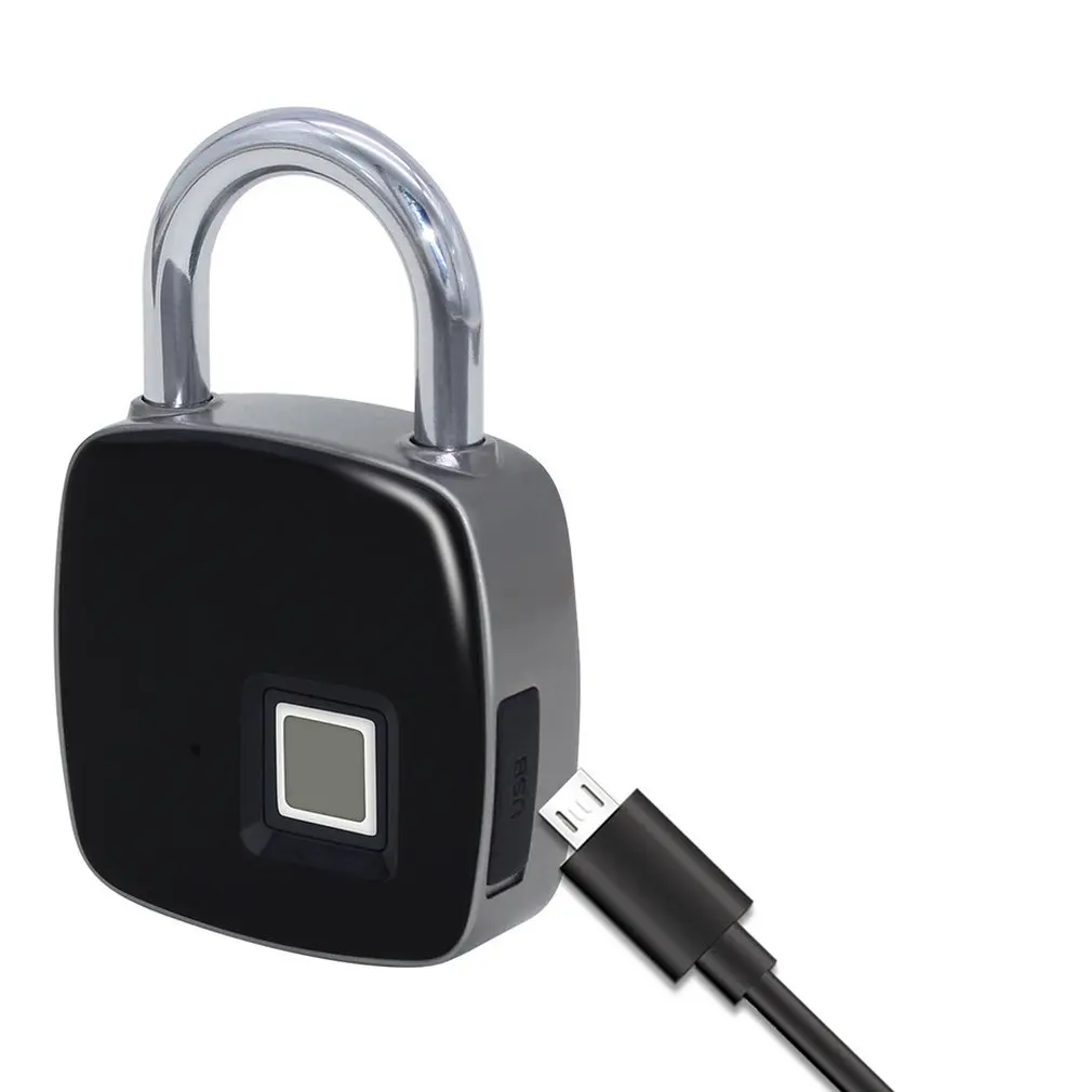 Long Standby Waterproof Electronic Wireless Fingerprint Padlock Suitcase Student Dormitory Anti-Theft | Инструменты