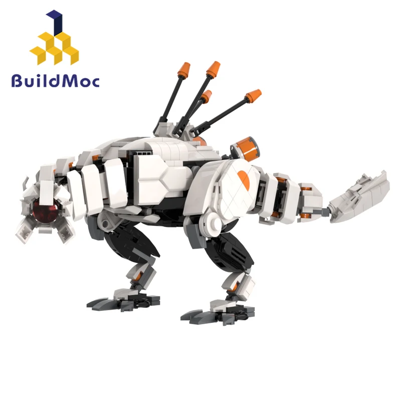 

Buildmoc игра Монстр Thunderjaw меха робот 577 шт кирпичи MOC модель строительные блоки игрушки для детей игрушки Детские подарки для мальчиков