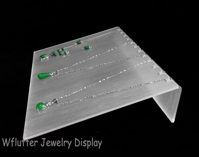

Horizontal Acrylic Necklace Display Bracelet Holder Necklace Display Case L Jewelry Stand jewellery-display