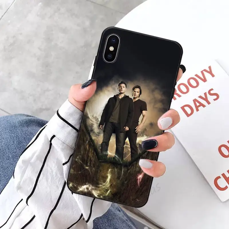 

Supernatural tv show Phone Cases for iPhone 11 12 pro XS MAX 8 7 6 6S Plus X 5S SE 2020 XR
