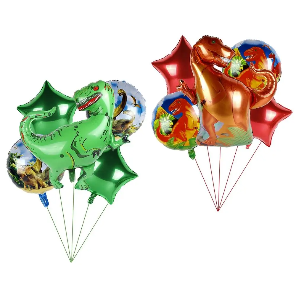 Патио воздушный шар с динозавром динозавр вечерние украшения джунгли для