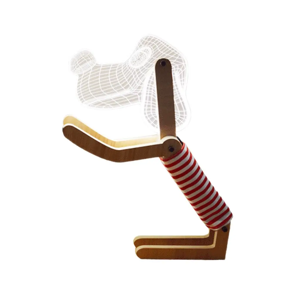 

Новинка, особый подарок 3D, светодиодная Ночная лампа в виде собаки, ночник, украшение для Дня Святого Валентина, атмосферная лампа вокруг пр...