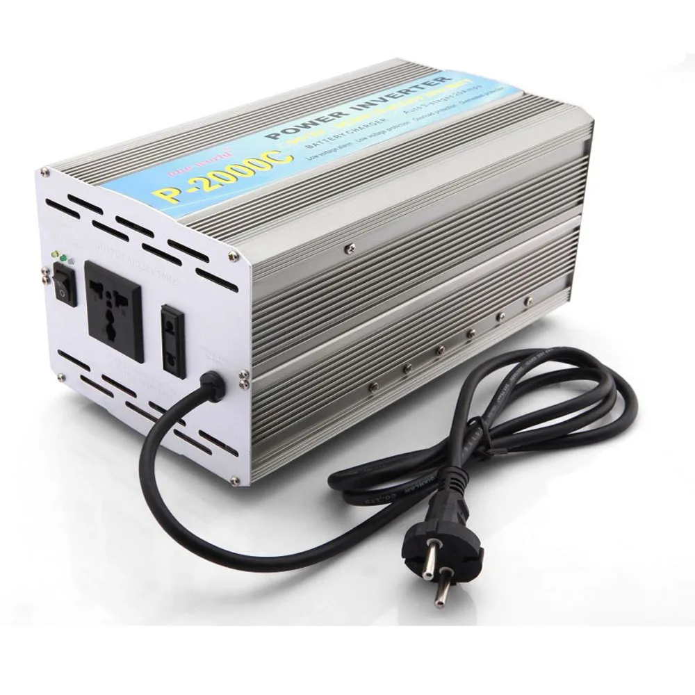 Инвертор солнечной энергии 2 кВт 2000 Вт модифицированный инвертор синусоидальной
