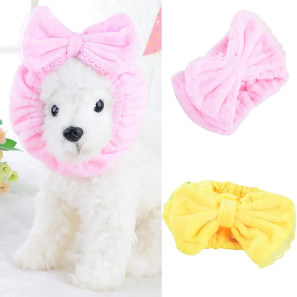 

Dress Up Pet Headwear Lovely Bowknot Lace Edge Pet Headwear Decorative Headwear for Dogs Cats Costume Dog Supplies
