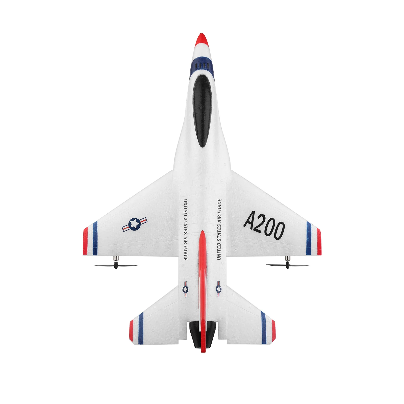 Wltoys XK A200 F-16B EPP RC Airplane 2.4GHz 2CH Plane 15mins Flying Time Six-axis Brushed Motor Fighter Toys for Kids Boys | Игрушки и