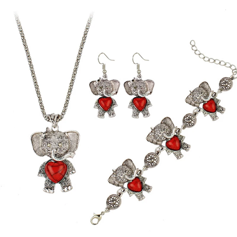 Комплект ювелирных изделий из ожерелья и браслета с инкрустированными камнями |